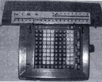 mașină de calculat - Nisa Národni Podnik, Cehoslovacia