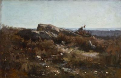 pictură - Grigorescu, Nicolae; Peisaj din Bretania
