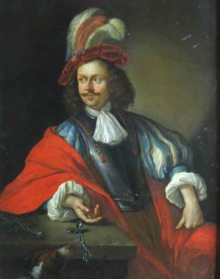 pictură - Toorenvliet, Jakob; Cuirasier cu ceas