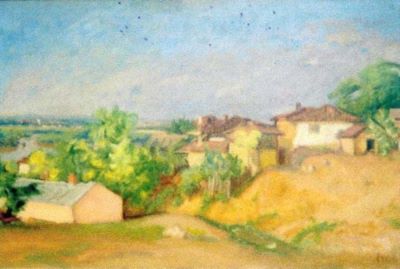 pictură - Iser, Iosif; Peisaj la Silistra