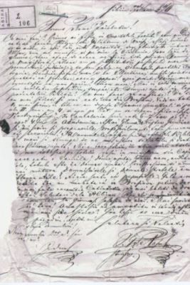 scrisoare - Popu, I.G.; I.G. Popu către Iacob Mureșianu