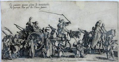 gravură - Callot, Jacques; (DEL.); (SC.); Vincent (EX.); Plecarea