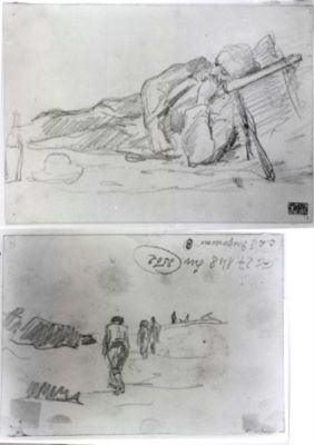 grafică - Grigorescu, Nicolae; Siesta