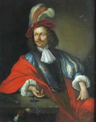 pictură - Toorenvliet, Jakob; Cuirasier cu ceas
