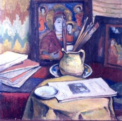 pictură - Popp, Sabin; Natură moartă