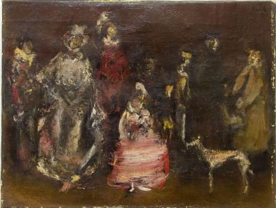 pictură de șevalet - Baba, Corneliu; Parada