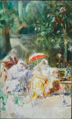 pictură de șevalet - Aman, Theodor; În parc