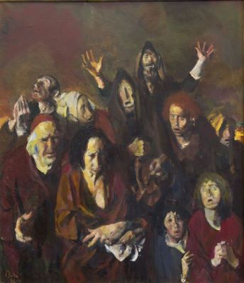 pictură de șevalet - Baba, Corneliu; Spaima