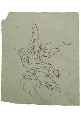 schiță - Tattarescu, Gheorghe; Înger