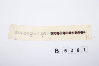 model de broderie - Petruțiu Petru; ”Brață” de mijloc pieptar femeiesc național