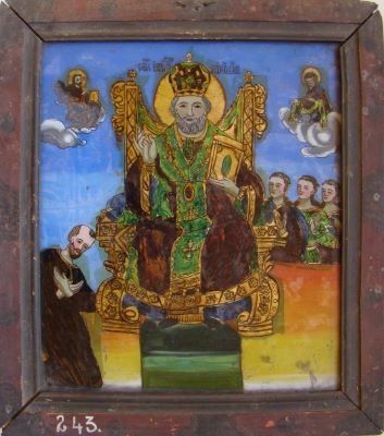 icoană - Ioan Morar din Laz; Sf. Nicolae