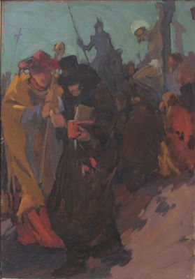 pictură de șevalet - Popp, Aurel; Trădătorii