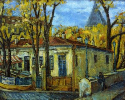 pictură de șevalet - Bunescu, Marius; Terasa Oteteleșanu
