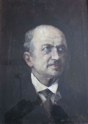 pictură de șevalet - Băeșu, Aurel; Portretul Dr. Rossignon