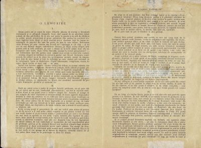 document - Revista „Floarea darurilor“ este fondată de Nicolae Iorga; Extras al Prospectului care anunță apariția primului număr al revistei „Floarea darurilor“, 1 ianuarie 1907, alcătuită de N. Iorga