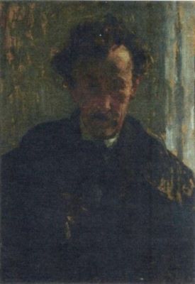 pictură - Stoenescu, Eustațiu; Portretul pictorului Ștefan Popescu