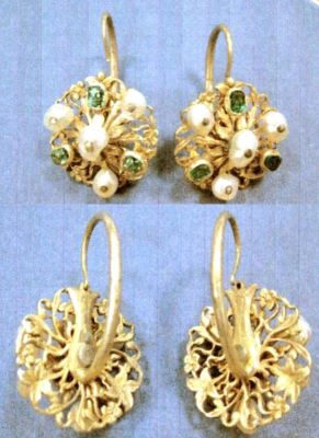 cercel; cercei ajurați