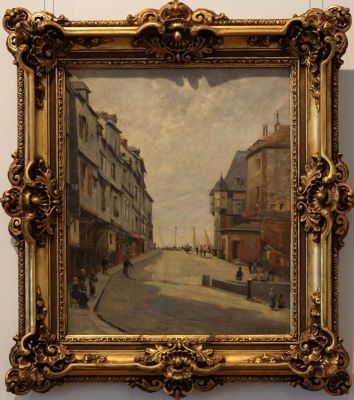 pictură de șevalet - Le Gout-Gérard, Fernand-Marie-Eugène; Vedere din Honfleur