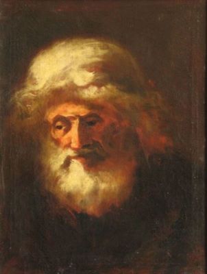 pictură - Brandel, Johann Peter; Portret de bătrân