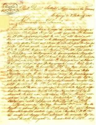 scrisoare - Ioanid, George; Ioanid George către Mureșianu Iacob
