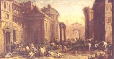 pictură - Magnasco, Alessandro; Spitalul