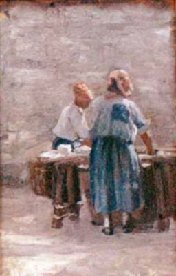 pictură - Andreescu, Ion; Spălătorese din Franța