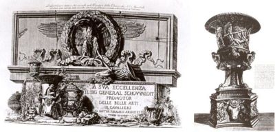 album - Piranesi, Giovanni Battista; Vasi, candelabri, cippi, sarcofagi, tripodi, lucerne ed ornamenti antichi [...] - Partea a doua