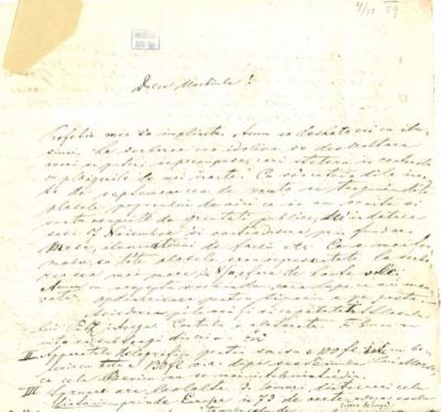 scrisoare - Mureșianu, Ioachim; Mureșianu Ioachim către Mureșianu Iacob