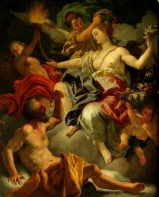 pictură - Conca, Sebastiano; Aurora
