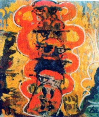 pictură - Țuculescu, Ion; Totem solar