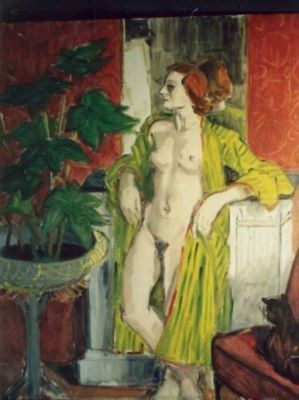 pictură - Pallady, Theodor; Nud și plantă