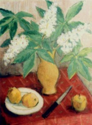 pictură - Pallady, Theodor; Flori de castan