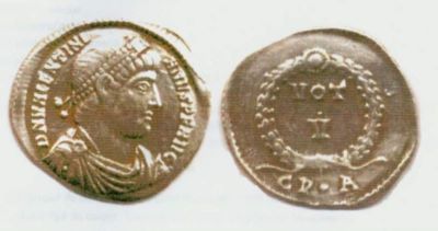 Imperiul roman; siliqua