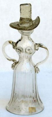 Pahar-figurină - femeie