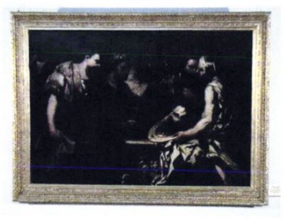 pictură - Rubens, Peter Paul; Cezar primind capul lui Pompei