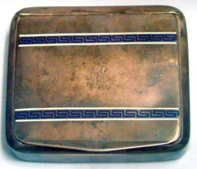 Tabacheră de argint care i-a aparținut compozitorului Mureșianu Iacob