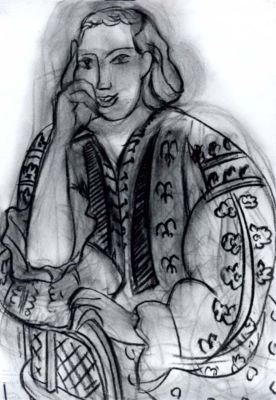 grafică - Matisse, Henri; La blouse roumaine