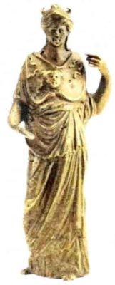 statuetă; Minerva
