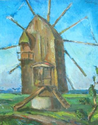 pictură - Iorgulescu-Yor, Petre; Moară de vânt
