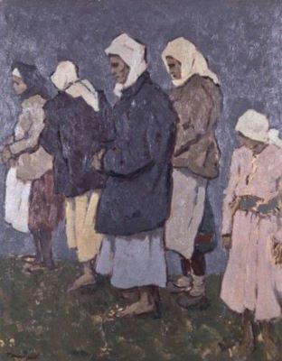 pictură - Tonitza, Nicolae; Femei sărace