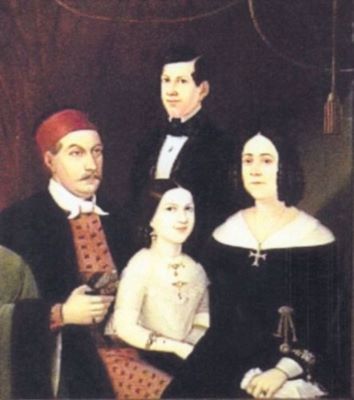 pictură - Stawski, Ludovic; Familia Bucur