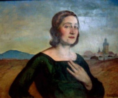 pictură de șevalet - Ferenczy, Károly; Tessi Tory Nora (Portret de femeie)
