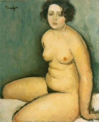 pictură - Tonitza, Nicolae; Nud (Studiu)