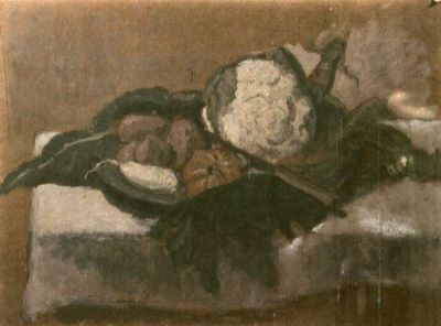pictură - Pallady, Theodor; Natură statică cu legume