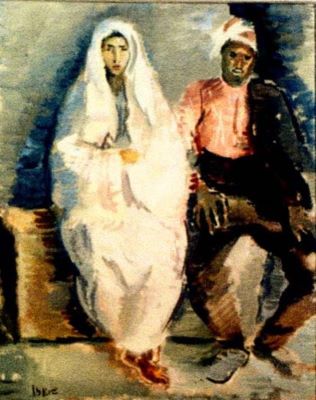 pictură de șevalet - Iser, Iosif; Turci din Mangalia