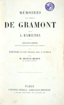 carte - Hamilton, Antoine; Mémoires du Comte de Gramont