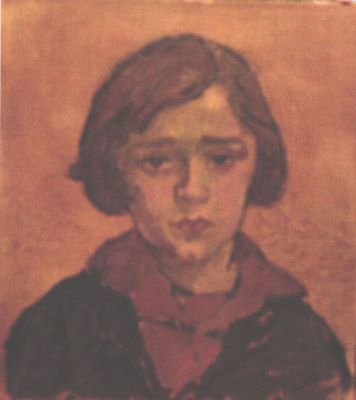 pictură de șevalet - Dimitrescu, Ștefan; Fetița artistului