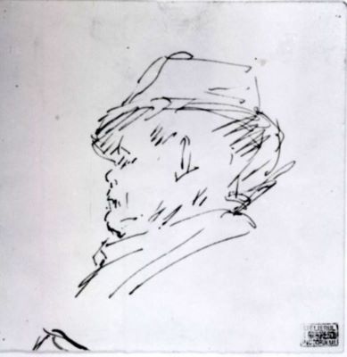 schiță - Grigorescu, Nicolae; Bărbat