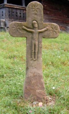 Onisim Conta (?); cruce de cimitir