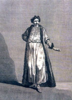 gravură - Baron, Bernard; Gentilom valah